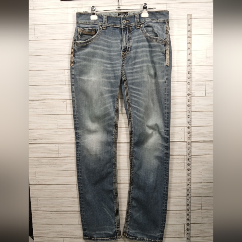 Buckle Black Denim Men's size 33 Straight Leg Jeans